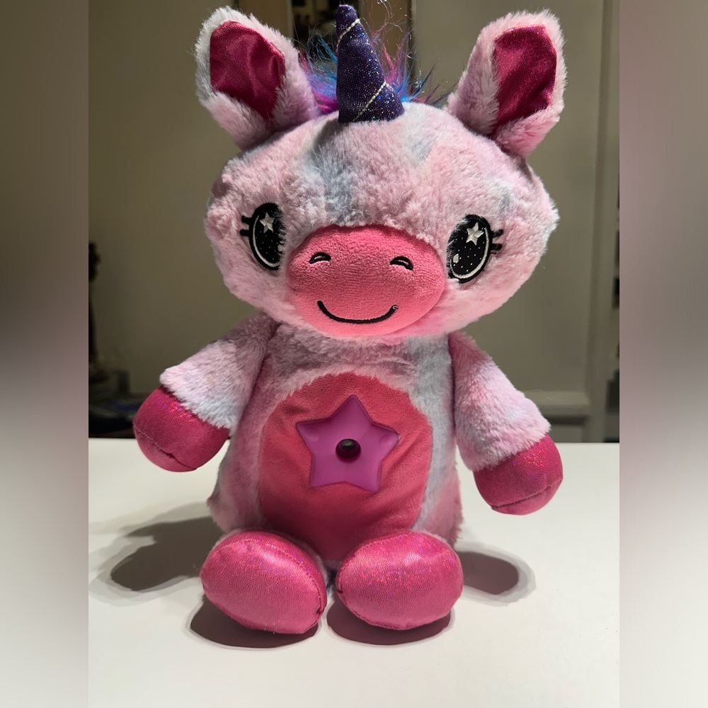 Star Belly Dream Lites Soft Plush Night Light Pink/Purple Unicorn Light Up Plush